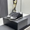Chanel Black & White Mixed-Leather Low-Top Sneaker Black-White-Leather-Sneaker
