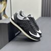 Chanel Black & White Mixed-Leather Low-Top Sneaker Black-White-Leather-Sneaker