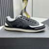 Chanel Black & White Mixed-Leather Low-Top Sneaker Black-White-Leather-Sneaker