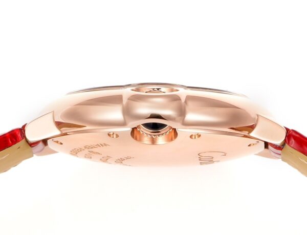 sy_no_BF16D0F45A9FD9ED052E24F2A38DD129_5 Cartier Blue Balloon Series Automatic Mechanical Movement Swiss Watch 36mm White Dial 18K Rose Gold Case Leather Strap