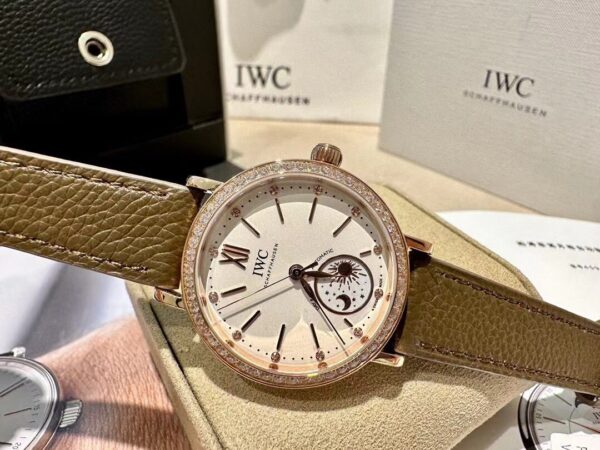 sy_no_BF24BD8B865879DDC9A8CD9ACEC0F149_2 IWC Botao Fino series automatic mechanical movement 50 meter waterproof unisex Swiss watch 34mm silver dial