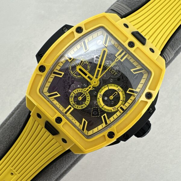 sy_no_BFDAF6FD41EB4315064DF4D0FECEAB62_1 HUBLOT BIG BANG Soul Automatic Mechanical Movement Hollow Dial Ceramic Case Rubber Strap