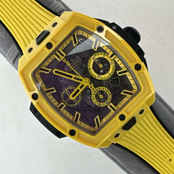sy_no_BFDAF6FD41EB4315064DF4D0FECEAB62_2 HUBLOT BIG BANG Soul Automatic Mechanical Movement Hollow Dial Ceramic Case Rubber Strap