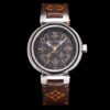 sy_no_C03B35806A18DD699E788A728E2D0E5C_0 LOUIS VUITTON watch quartz movement leather strap color dial unisex Tambour Horizon watch classic color scheme