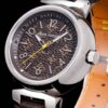 sy_no_C03B35806A18DD699E788A728E2D0E5C_2 LOUIS VUITTON watch quartz movement leather strap color dial unisex Tambour Horizon watch classic color scheme