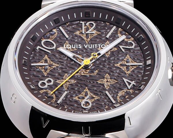 sy_no_C03B35806A18DD699E788A728E2D0E5C_4 LOUIS VUITTON watch quartz movement leather strap color dial unisex Tambour Horizon watch classic color scheme