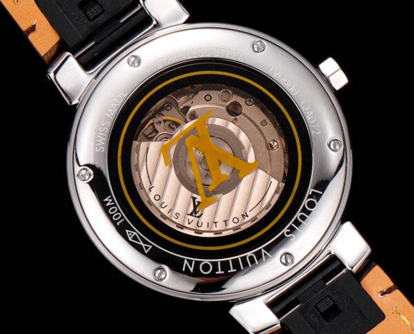 sy_no_C03B35806A18DD699E788A728E2D0E5C_5 LOUIS VUITTON watch quartz movement leather strap color dial unisex Tambour Horizon watch classic color scheme