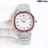 Patek Philippe Sport Elegance NAUTILUS Series Automatic Mechanical Movement 30 meter Waterproof Date Display Set Ruby bezel