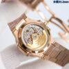 Patek Philippe Sport Elegance NAUTILUS Series Automatic Mechanical Movement 30 meter Waterproof Date Display Set Ruby bezel
