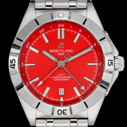 BREITLING Breitling Mechanical Timing Series Automatic Mechanical Movement 200m Waterproof Elegant Men's Watch Swiss Watch 40mm Red Dial