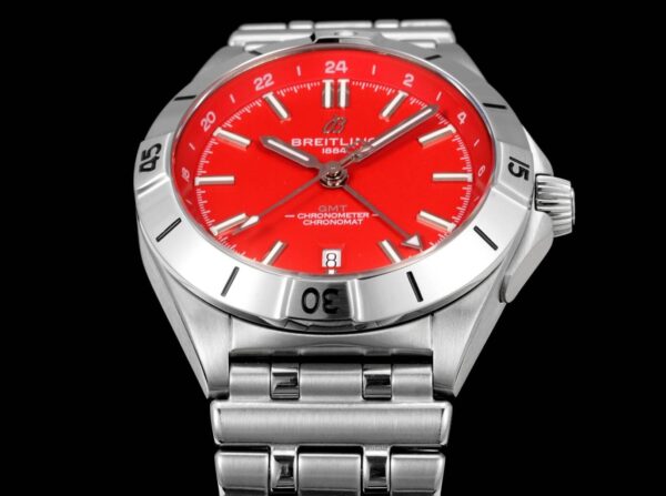 BREITLING Breitling Mechanical Timing Series Automatic Mechanical Movement 200m Waterproof Elegant Men's Watch Swiss Watch 40mm Red Dial