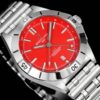 BREITLING Breitling Mechanical Timing Series Automatic Mechanical Movement 200m Waterproof Elegant Men's Watch Swiss Watch 40mm Red Dial
