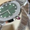 sy_no_C1A32E7888BAB73C0E9653AD73F79B92_4 BVLGARI watch quartz movement stainless steel strap 33mm green dial
