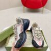 sy_no_C291AC7765B33CF35043C26F9D1EEEB9_6 Gucci Rhyton GG Canvas Sneaker in Black, Beige & Pink