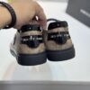 Philipp Plein Khaki Brown Crystal Hexagon-Logo Low-Top Sneaker