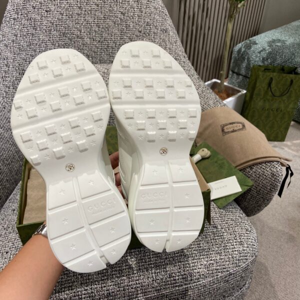 sy_no_C2DC70C15427B09F47C9BCF6F9F6995F_8 Gucci Rhyton Leather Sneaker in Triple White