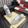 sy_no_C304EC15CDC06944BEDA7E7D90E2DCF6_2 Saint Laurent Light Grey Leather White Heel Low-Top Sneaker