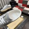 sy_no_C304EC15CDC06944BEDA7E7D90E2DCF6_7 Saint Laurent Light Grey Leather White Heel Low-Top Sneaker
