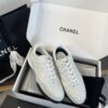 sy_no_C3497933729996B2D179E2FB460987C6_3 Chanel White Quilted Leather Low-Top Sneaker with Suede Detailing and CC Logo