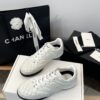 sy_no_C3497933729996B2D179E2FB460987C6_4 Chanel White Quilted Leather Low-Top Sneaker with Suede Detailing and CC Logo