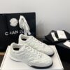 sy_no_C3497933729996B2D179E2FB460987C6_7 Chanel White Quilted Leather Low-Top Sneaker with Suede Detailing and CC Logo