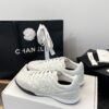 sy_no_C3497933729996B2D179E2FB460987C6_8 Chanel White Quilted Leather Low-Top Sneaker with Suede Detailing and CC Logo