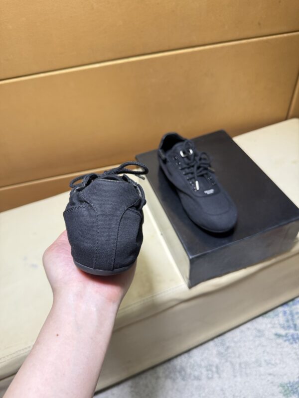 sy_no_C44A7E141A092C44C8C8B4C32CFD433D_6 Prada Black Gathered Nylon Retro Trainer