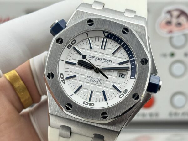 AUDEMARS PIGUET Audemars Piguet Royal Oak Offshore Series Automatic Mechanical Movement Unisex Swiss Watch Silver Dial