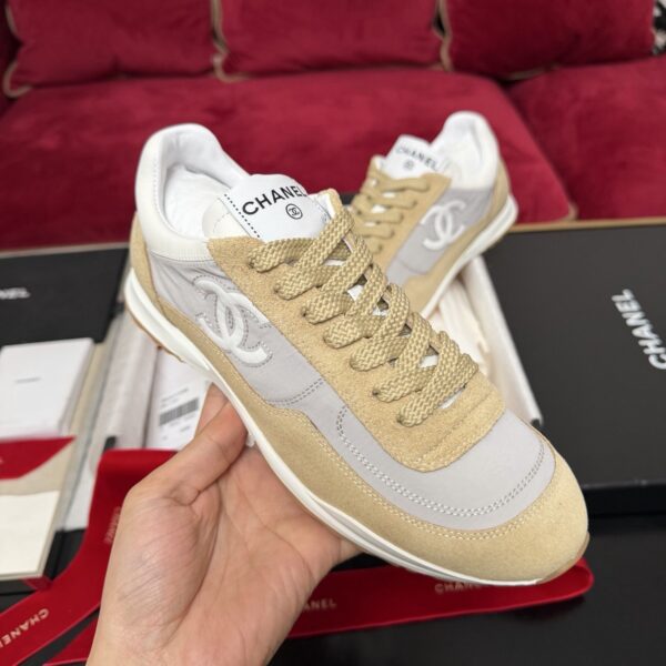 sy_no_C662BD490732C02F5C67200B230E3B04_3 Chanel Suede & Nylon Retro Trainer Beige-Suede-Nylon