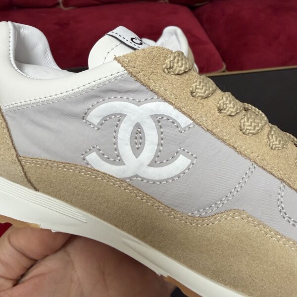 sy_no_C662BD490732C02F5C67200B230E3B04_6 Chanel Suede & Nylon Retro Trainer Beige-Suede-Nylon