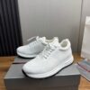 sy_no_C68421DE34EF2D6D7E452695448860D9_4 Prada White Knit Mesh Pull-Loop Chunky Casual Sneaker
