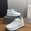 sy_no_C68421DE34EF2D6D7E452695448860D9_5 Prada White Knit Mesh Pull-Loop Chunky Casual Sneaker