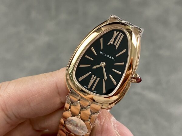 sy_no_C6F44B70917F85024B45FB32C9C0444E_2 BVLGARI SERPENTI series watch quartz movement 18k rose gold strap 33mm black dial