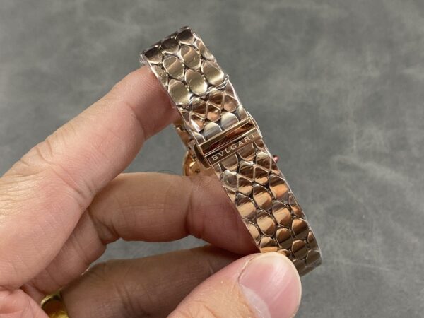sy_no_C6F44B70917F85024B45FB32C9C0444E_7 BVLGARI SERPENTI series watch quartz movement 18k rose gold strap 33mm black dial