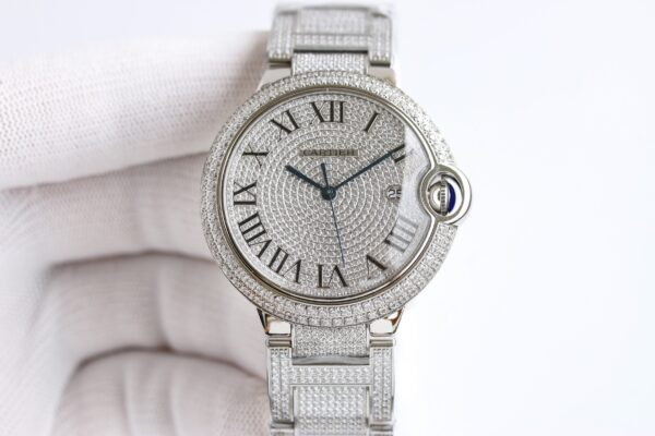 sy_no_C70FBA244BD7F0D8333F954C9F46BE8F_0 Cartier/Cartier Blue Balloon Series Starry Sky with Diamonds 28 Quartz Women's Watch
