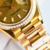 ROLEX Rolex with diamond studded K-gold calendar type automatic mechanical movement, 100 meters waterproof date display, unisex and unisex Swiss watch 40mm gold dial