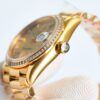 ROLEX Rolex with diamond studded K-gold calendar type automatic mechanical movement, 100 meters waterproof date display, unisex and unisex Swiss watch 40mm gold dial