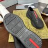 sy_no_C7382AE8A59B8FB653E6C65C272C6891_5 Prada Black Knit Red-Label Slip-On Platform Sneaker