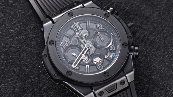HUBLOT BIG BANG RELOADED series automatic mechanical movement date display tourbillon men's watch Swiss watch 44mm hollow dial