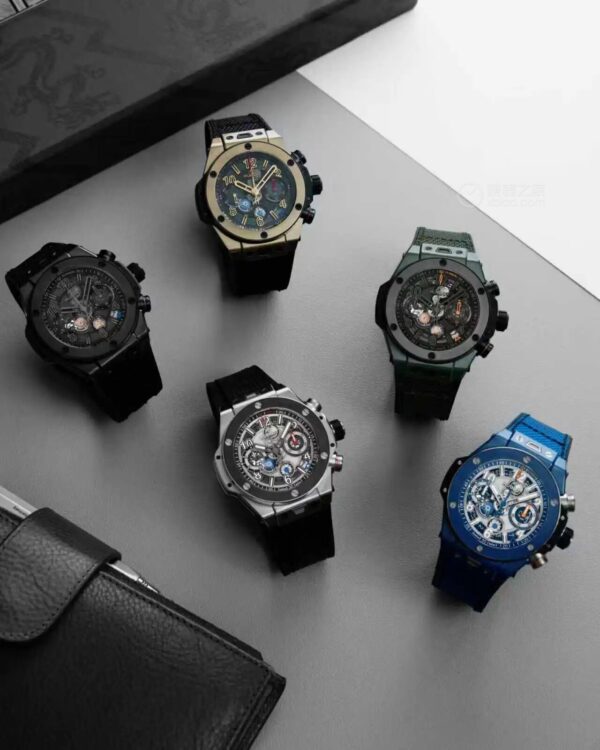 HUBLOT BIG BANG RELOADED series automatic mechanical movement date display tourbillon men's watch Swiss watch 44mm hollow dial
