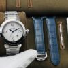 sy_no_C8FC0688BB2D5667B0543B9E866FCB07_0 Cartier Pasha series automatic mechanical movement with white dial and stainless steel case