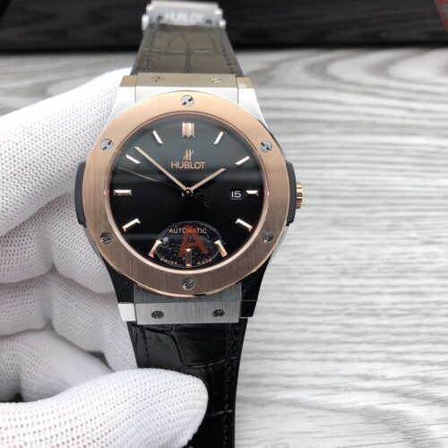 sy_no_C99A337B525336241EE3B93EA10175D8_0 HUBLOT Classic Fusion Class FUSION Automatic Mechanical Movement 50m Waterproof Men's Watch Swiss Watch 42mm Black Dial