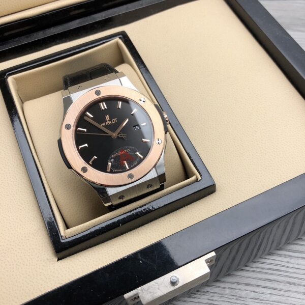 HUBLOT Classic Fusion Class FUSION Automatic Mechanical Movement 50m Waterproof Men's Watch Swiss Watch 42mm Black Dial