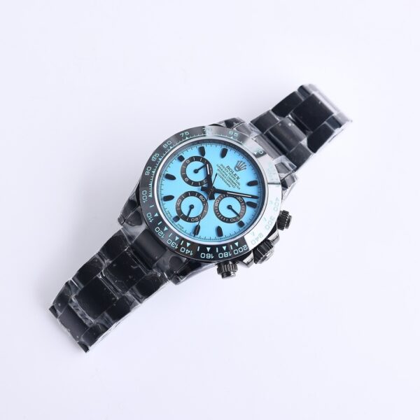 sy_no_C9B0A2458DDC359C53F2EE1B1EADF422_7 ROLEX Rolex Smooth Circle Cosmometer Daytona Series Ice Blue Di Automatic Mechanical Movement Oyster Steel Strap