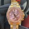 ROLEX Rolex diamond studded ring universe calculator Daytona series automatic mechanical movement 100 meters waterproof