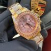 ROLEX Rolex diamond studded ring universe calculator Daytona series automatic mechanical movement 100 meters waterproof