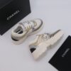 Chanel Wave-Panel Mesh Trainer White-Mesh-Champagne-Gold