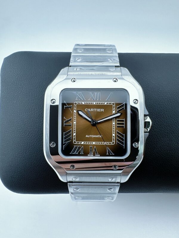 Cartier Santos de Cartier automatic mechanical movement 100 meter waterproof unisex