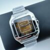 Cartier Santos de Cartier automatic mechanical movement 100 meter waterproof unisex
