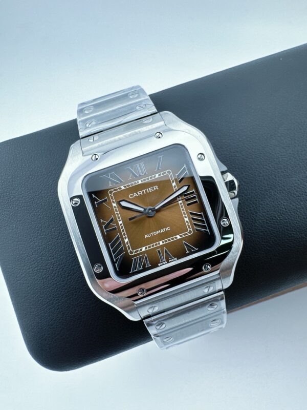 Cartier Santos de Cartier automatic mechanical movement 100 meter waterproof unisex
